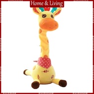 AOTO Electric Dancing Giraffe Plushie Shelf Room Desk Sofa Decorations Singing Friend for Infants