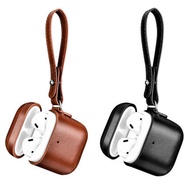 5 Star airpods Leather Protective Case Free Lanyard