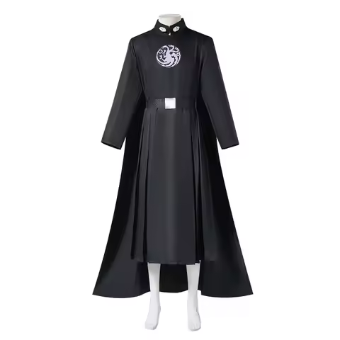 King Aegon Cosplay Targaryen Costume Disguise Medieval Costumes Robe Belt Fantasy Outfits Halloween 