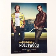 [現貨] 《從前，有個荷里活 Once Upon a Time in Hollywood》 🇯🇵日本電影B5宣傳單張 DM 海報 Quentin Tarantino, Leonardo DiCapri