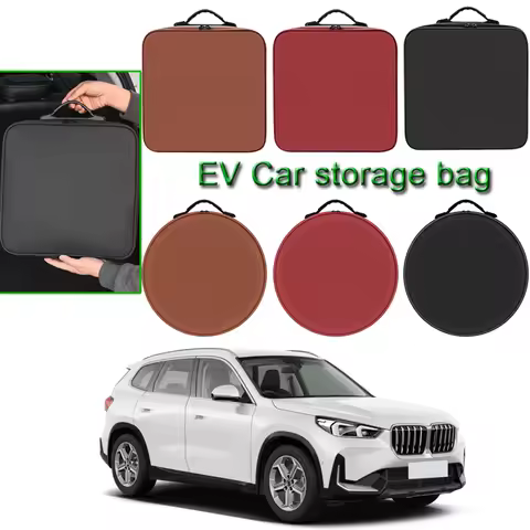 For BMW i3 i4 i5 i7 i8 X1 X2 X5 X7 iX1 iX5 Portable EV Car Charging Cable Storage Box Electric Vehic