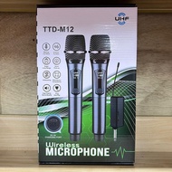 Professional Rechargeable Wireless Microphone Karaoke Dynamic Vocal Microphone Microfono Mikrofon UHF Karaoke Handheld