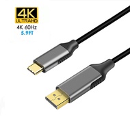 USB C to DP Cable Type C Male to Displayport Male Adapter 4K 60HZ UHD for Phone TV iPad Pro SAMSUNG Note10 Laptop DP Cable
