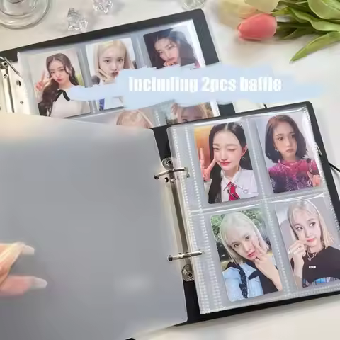New PP Photocard Binder Card Storage a5 Hollow Album Stationery Photo Folder Card