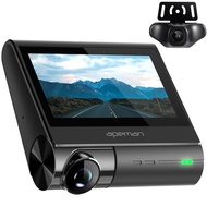 Apeman C770 Dash Cam 4K Front & 1080P Rear Camera with a 3-inch touch screen (Malaysia Warranty)