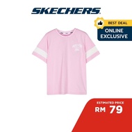 Skechers Girls SKX Court Sports Club Short Sleeve Tee - L224G039