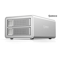 ORICO 2 Bay USB 3.0 to SATA External Hard Drive RAID Enclosure Support 32TB, 2.5/3.5 inch HDD SSD En