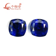 8mm-9*11mm Oval Emerald Cushion Round shape Royal Blue YAG Loose Stone Yttrium Aluminium Garnet With