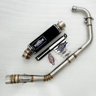 ORIGINAL!!! step standart Knalpot racing YOSINGSAE satria fu 150 injeksi/Fufi Sonic 150r Supra gtr15