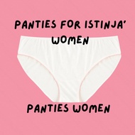 PANTIES ISTINJA' FOR WOMEN  PANTIES EASY FOR WOMEN NICE PANTIES WOMEN PANTIES QUALITY COTTON
