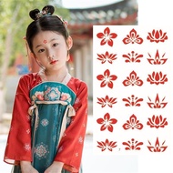 ALI🍒Face Pasters Bindi Girls' Festival Performance Hanfu Ancient Fairy Woman's Head Ornament Girls' Forehead Tattoo Fact