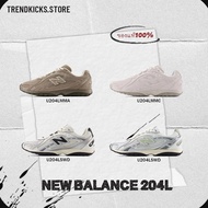 New Balance 204L Brown Comfortable Sneakers with Multiple Lace Options