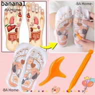 BA Massage Socks, Massage Stick Acupoint Triangle Massager Reflexology Socks, Health Improvement wit