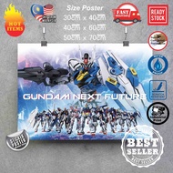 (Ready Stock) Mobile suit Gundam 144 RX-78-2 / RX78-2 / RX78 2 Gundam wall poster sticker deco poste