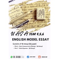 UASA / PT3 / SPM English Model Essay