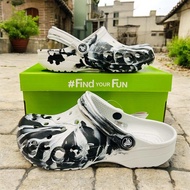 [Hàng nguyên A] Dép Crocs Baya Clog Nam Nữ Màu Đen Loang Cực Đẹp Dép Chống Trơn Massage Chân - Nuhuk