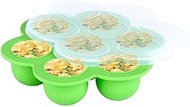 Hhyn Silicone Egg Bites Molds Compatible with Instant Pot Accessories - Fits 5, 6, 8 qt Pressure Cooker, Reusable Baby Food Storage Container and Freezer Tray with Lid Sous Vide Egg Poacher, Green