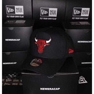 Chicago Bulls Black Embroidered Baseball Cap - Men's Distro Cap with Adjustable Bull Logo Topi Lelak
