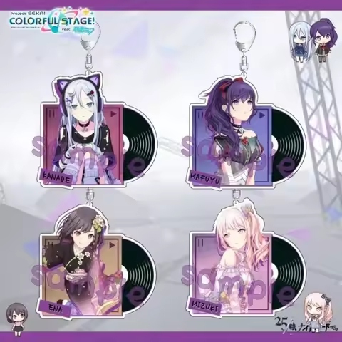 PJSK 25 Ji Nightcord Kanade Yoisaki Mafuyu Asahina Ena Shinonomeacrylic Keychain Anime Itabag Access