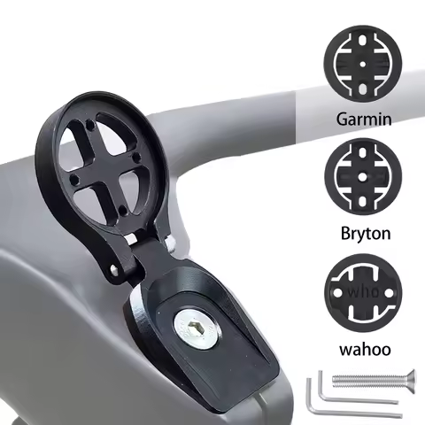 Bike Handlebar Bicycle Stem Handlebar Adjustable Mount for Garmin Edge Elemnt Bryton IGPSPORT XOSS M