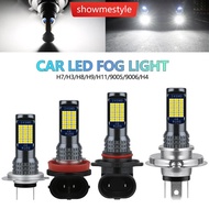 SMS 1PC H1/H11/H4/9005/9006/H3/H7 Car LED Fog Light Bulbs 24SMD 20W Alloy Lights 12V-24V Replacement