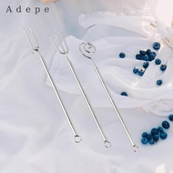 [Adepe] 3x Fondue Forks Cheese Hot Pot Dessert Forks Fruits Chocolate Dipping Set Baking Supplies Ba