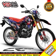 Decal CRF 150L Sticker CRF 150L Striping CRF 150L Sticker CRF 150L full body CAPTEN AMERICA motif