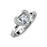 Her Jewellery Forever Ring - Luxury Crystal Embellishments with 18K Gold plating