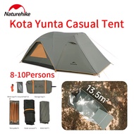 Naturehike Kota Cloud Camping Tent Waterproof 8-10 Person Big Space Family Tent for Outdoor Glamping