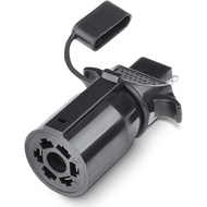 AutoSonic 7 Pin Blade to 4 Pin Flat Trailer Adapter | Female Trailer Connector Plug | 7 Way to 4 Way