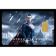 Gold bar Superman 1 gram 24K