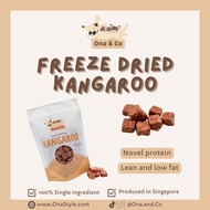 Ona & Co Freeze Dried Raw Premium Kangaroo Treats/Meal Topper (For Dog and Cat)