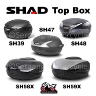SHAD Top Box Premium Rear Case Kotak Belakang Motor Topbox Topcase SH48 SH58X SH59X Backrest