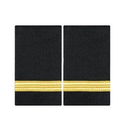 Indian wire metallic woven tape epaulets aviation uniform pilot epaulets security aviation shirt cap
