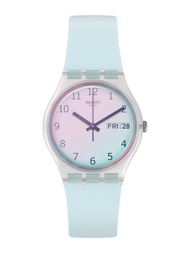 Swatch Swiss Quartz Watch Luminous Hands Unisex นาฬิกาข้อมือปฏิทินหน้าปัดเล็กกันน้ําสําหรับผู้ชายและ