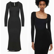 Aritzia Temptation Longsleeve Dress (Black)