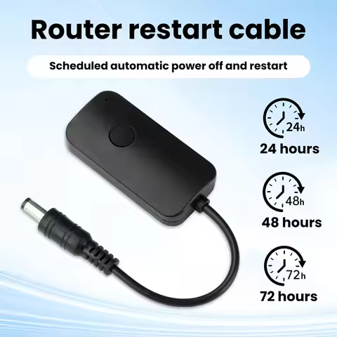 Home Router Timing Reboot Contrire DC9-12V Auto Power Cycle Reset Line 24/48/72H Adjustable Router C