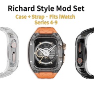 Suitable for Apple Watch Case Apple Watch789 Agent Chad Transparent Modified Protective Case iwatch 