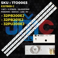 Backlight TV TOSHIBA 32 Inch 32PB200EJ 32PB201EJ 32PU200EJ