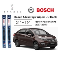 Wiper Proton Persona Wiper Bosch U Hook Front Wiper Advantange 21"+19" U Hook