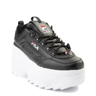 Fila Disruptor 2 Wedge Women's Athletic Shoes - Black & White - New Box