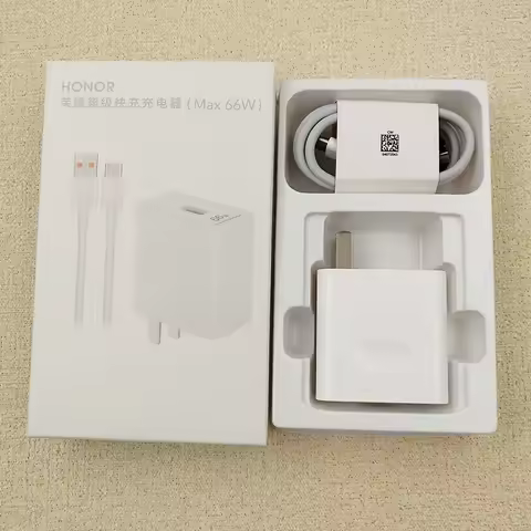 Honor 66W Super Fast Charger US Plug For Honor Magic 6 5 4 3 Pro 90 80 70 60 Pro 50 SE X 40 30 20 GT