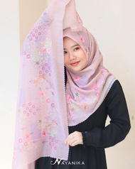 Nayanika Hijab Motif Voal Dior - Zahra/Sana Square