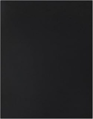 Accent Design Paper Accents ADP8511-250.127 No.80 8.5" x 11" Black Bulk Smooth Card Stock