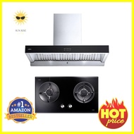 เตาฝัง+เครื่องดูดควัน MEX V7812MHR+K632BFX90HOB+HOOD MEX V7812MHR+K632BFX90 **หมดแล้วหมดเลย**