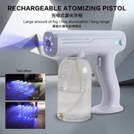 (FREE SHIPPING 24hour Ship Out in Malaysia)Upgraded Version Wireless portable disinfection sprayer/nano blue atomizer/800ml atomization spray gun/disinfection gun atomizer nano mist disinfect solution Nano Gun