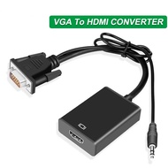 Vga to hdmi cáp chuyển vga sang hdmi có âm thanh chất lượng hình ảnh fullHD 1080P