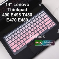 Lenovo ThinkPad Keyboard Cover X14 L14 T14 E14 T14S E14 Gen 2 L14 Gen 2 490 E495 T480 E470 E480 X1 T460 T470 T480 A485 T495 P14s Yoga Gen 3th 4th 5th Laptop 14'' Inch Keypad Film
