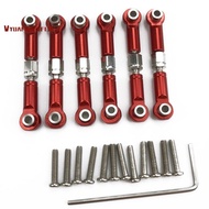 6Pcs Adjustable Metal Linkage Pull Rod Front /Rear Servo Link for  A949 A959 A969 A979 K929 RC Car U