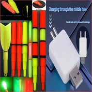 Fishing float light 2Pcs+charger set, CR425 battery, floating lamp head, Super bright multiple style